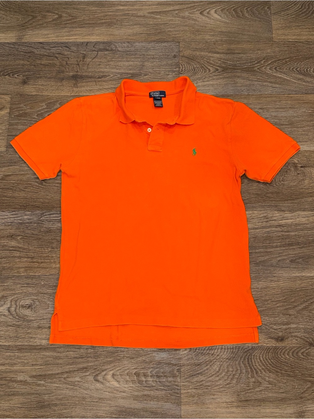 YOUTH Ralph Lauren Bright Orange Short-Sleeve Polo